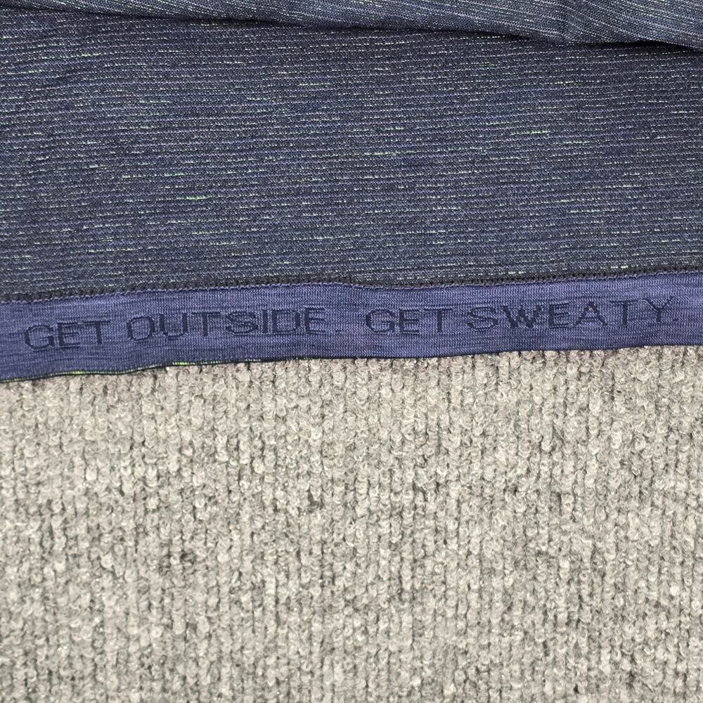 Lululemon Metal Vent Tech Polo Shirt Mens Large Blue Short Sleeve Performance - Picture 5 of 7